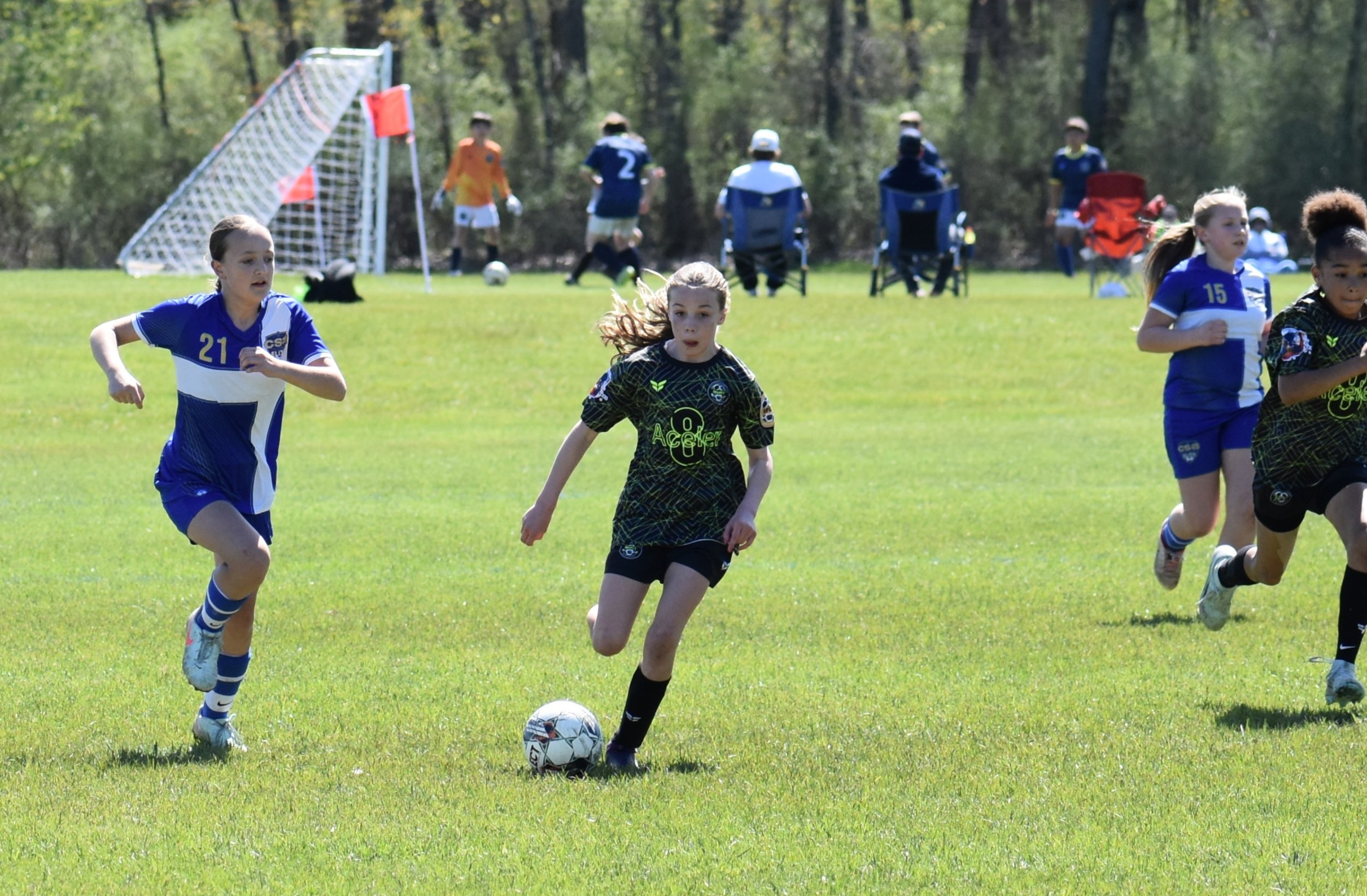 Aceler8 FC players in action