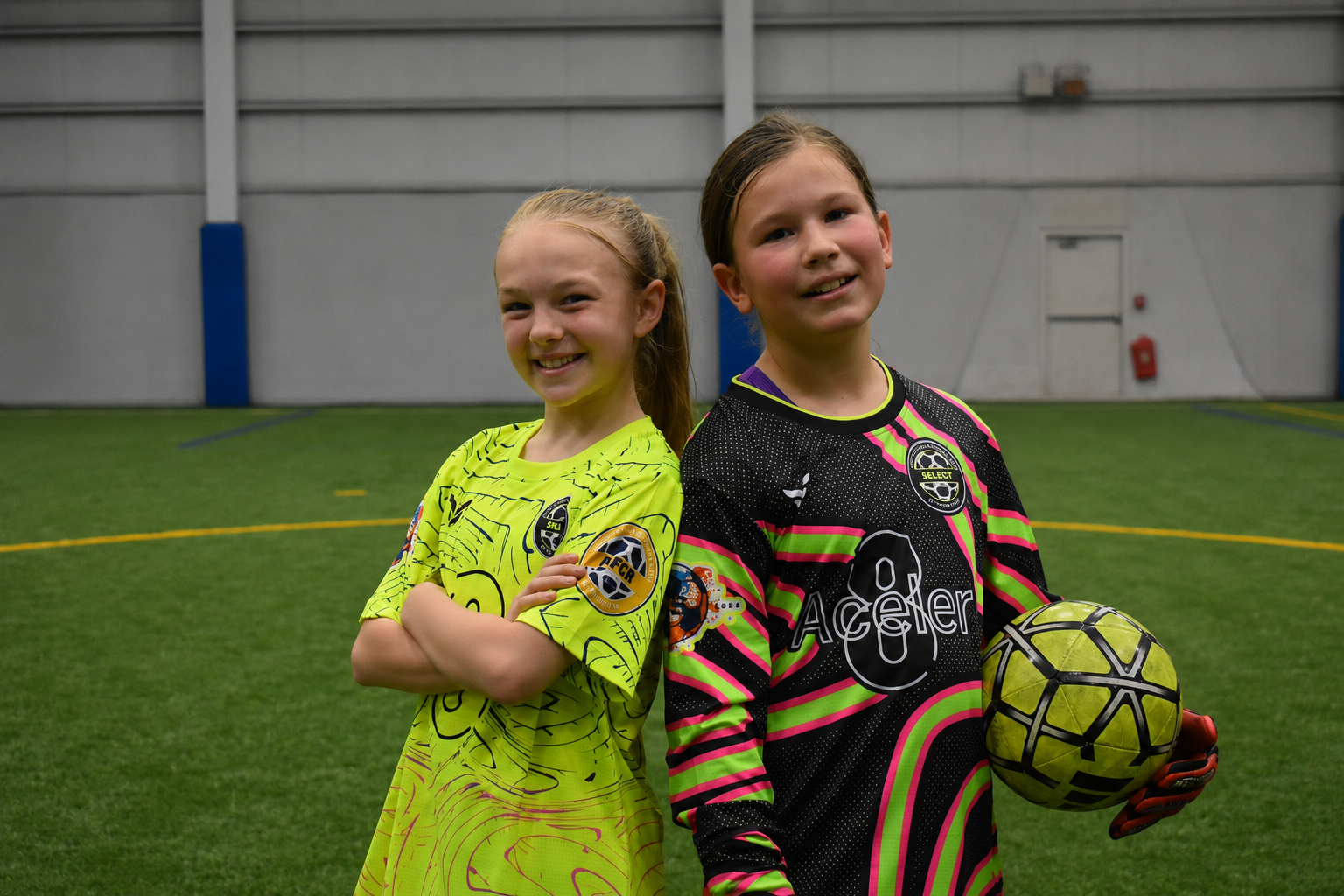 Aceler8 FC U12 players